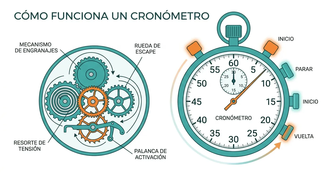 Cómo funciona un cronómetro